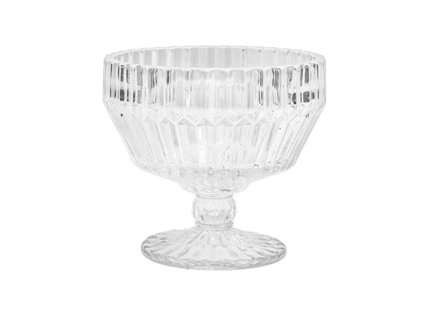 Glasskål på fot Ø:110mm, klar, ARCHIE 29,5cl Ø:110mm H:100mm