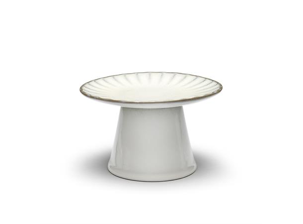 INKU kakefat på stett Ø:150/H:90mm, hvit Nydelig steingods fra Sergio Herman