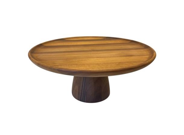 Kakefat/stettefat L Ø:340mm, Shiva Valnøtt tre - næringsmiddelgodkjent