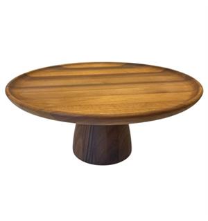Kakefat/stettefat L Ø:340mm, Shiva Valnøtt tre - næringsmiddelgodkjent 