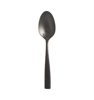 LUCCA FACET BLACK forettsskje L:184mm I hamret rustfritt stål - matt sort 