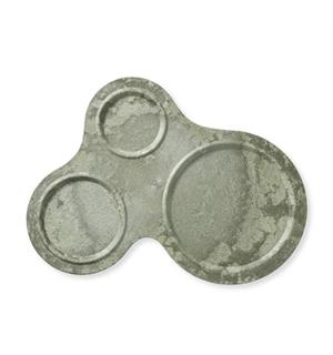 LUUPS fat treroms i trefiber/plast grønn Ø:33x36,5 cm 