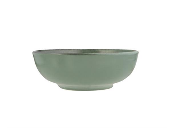 LYKKE tallerken coup høy Ø:130mm. Grønn Ø:130mm H:45mm Vekt:227gr.