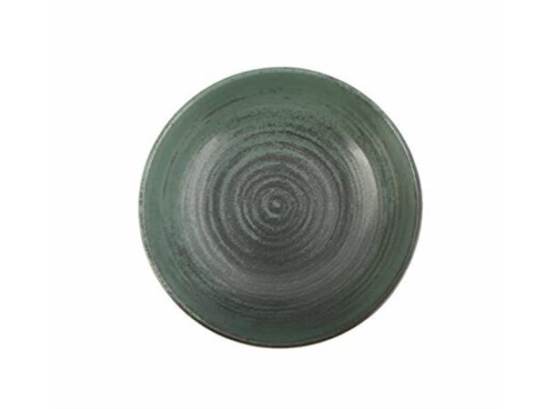 LYKKE tallerken coup høy Ø:130mm. Grønn Ø:130mm H:45mm Vekt:227gr.