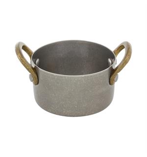 Mini kasserolle Ø:8cm vintage sølv Ø:8cm/20cl 