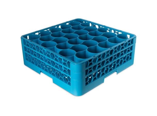 Oppvaskkurv OptiClean NeWave 30-rom-H165 Blå - Maks diameter glass 7,8cm