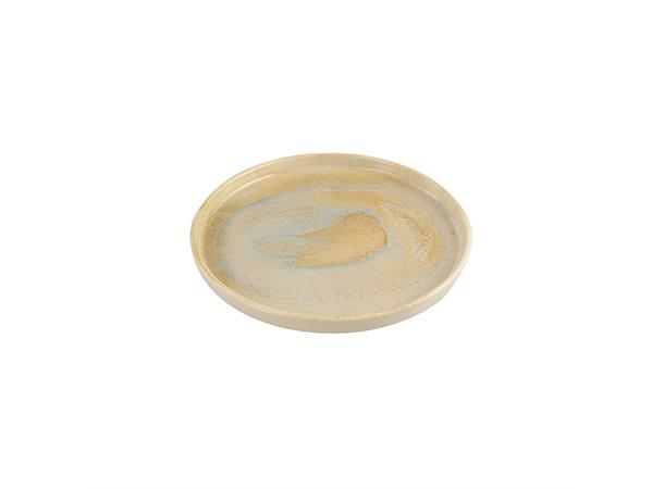 PEARL tallerken flat rett kant Ø:210mm Steingods - Dobbeltbrent