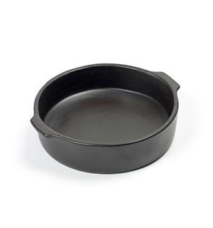 PURE ovnsfat rund Ø:200mm, sort keramikk Fra Serax - Ø:200/H:50mm 
