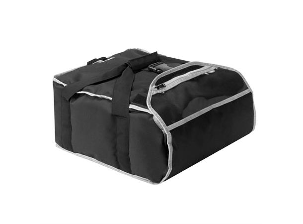 Pizzabag for 4x35cm eller 3x40cm pizza Isolert utførelse, glidelås og seler