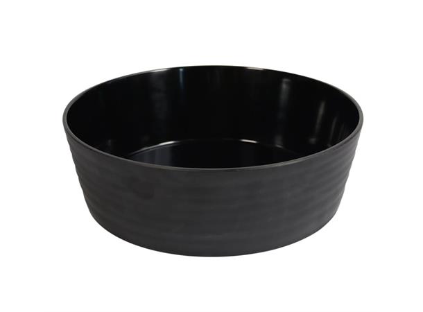 RIPPLE bolle i melamin 8,0ltr SORT Ø350 H110mm 8,0ltr