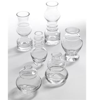 Serax glassvaser assortert H:7-12cm 6 ulike fasonger 