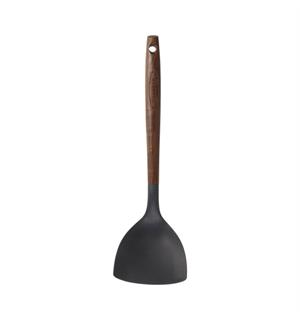 Serveringsspade L: 31cm, silikon Håndtak i treverk, Karbonatisert Ask 