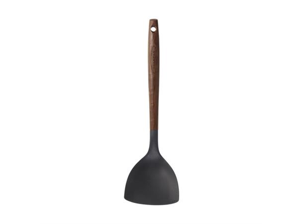 Serveringsspade L: 31cm, silikon Håndtak i treverk, Karbonatisert Ask