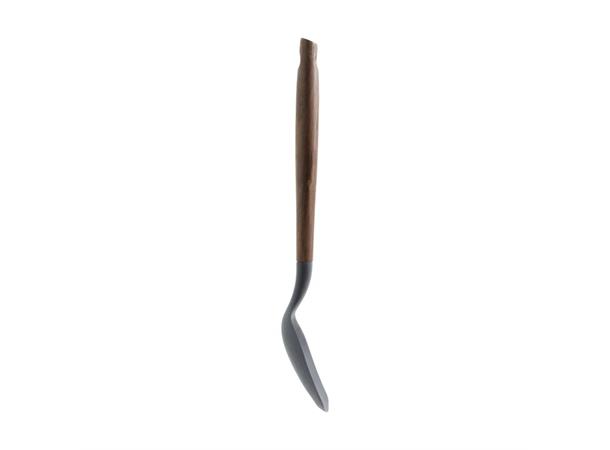 Serveringsspade L: 31cm, silikon Håndtak i treverk, Karbonatisert Ask