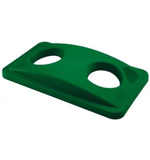 Slim Jim lokk til avfallsbeholder GRØNN Med hull for innkast 