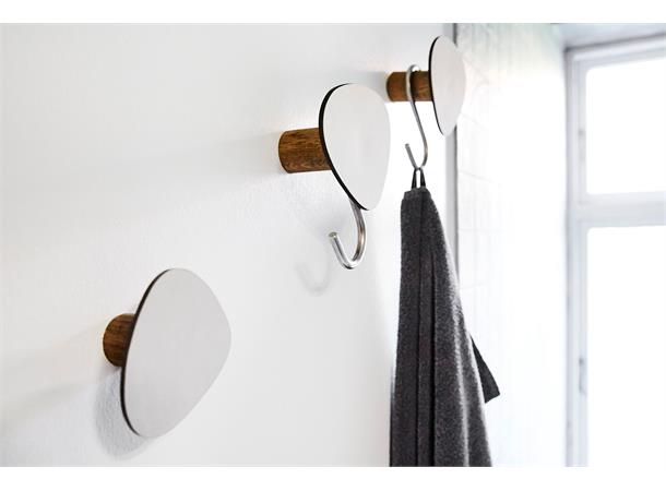 WALL DOT L knagg Nupo skinn/eik DB 110x130mm Dark Blue