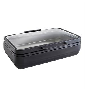 WMF Hot&Fresh Chafing Dish BASIC1/1 Sort Med vippelokk i glass m/demping 