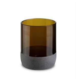 iWas tumbler 25cl, brunt frostet 25cl/Ø:74mm - Gjenbrukte flasker 