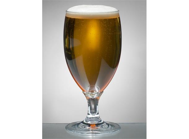 Ølglass på stett 0,5ltr SAN plastglass Plastglass - 100% resirkulerbart