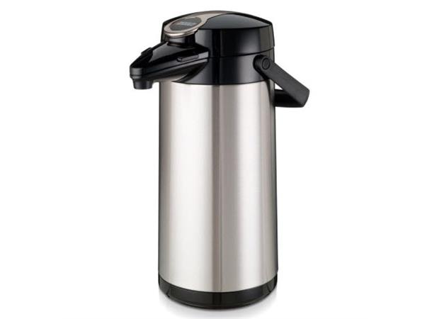 Bonamat pumpekanne FURENTO 2,2ltr m/hendel, blank krom utførelse