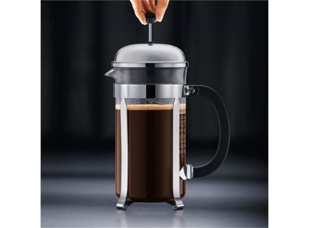 BODUM Chambord presskanne, krom 35cl Brygger 3 kopper kaffe