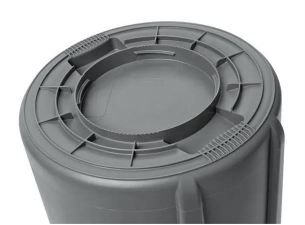 Avfallsbeholder Rubbermaid rund 38 ltr. Grå