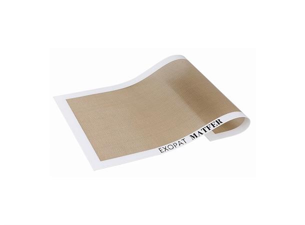 Silikonmatte hel, 600x400 Dropp papir og matfett