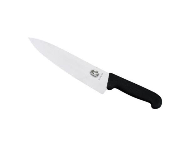 VICTORINOX kokkekniv m/bølgeskjær L:250 Med fibroxsgrep