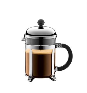 BODUM Chambord presskanne, krom 50cl Brygger 4 kopper kaffe 