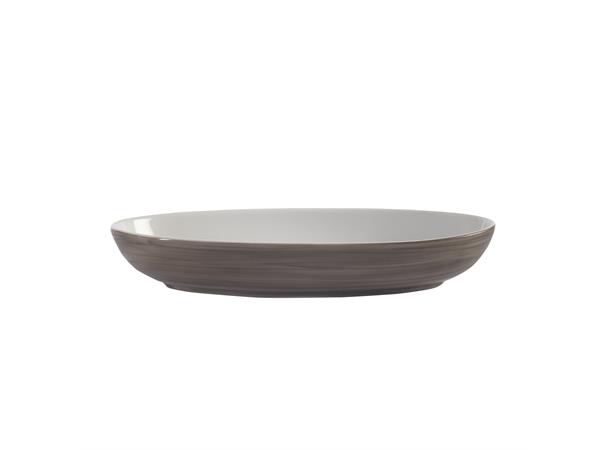 MODERN RUSTIC bolle oval Ø:280mm,C.Brun Farge Ceramica Wood - Volum 0,70 liter