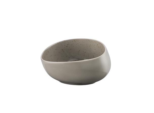 POTTERY bolle asymmetrisk Ø:130mm DEKOR: Unique Light Grey